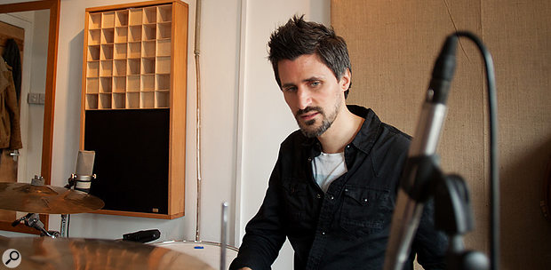 Alex Reeves in his Drum Fortress studio.