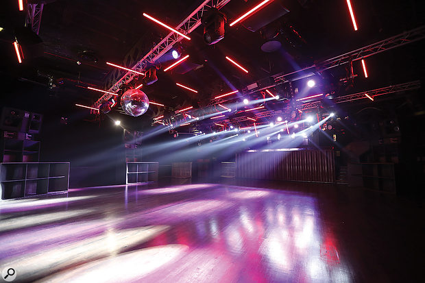 The Ministry Of Sound’s usual system comprises two 25kW Martin Audio stacks, augmented for the Atmos pilot with an additional 16 Martin Audio CDD15s mounted in the ceiling.