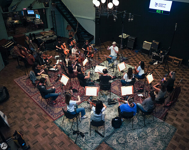The Stockholm Studio Orchestra’s home base is one of ABBA’s former studios of choice, IMRSV Studios in Stockholm, originally modelled after Abbey Road Studio 2.