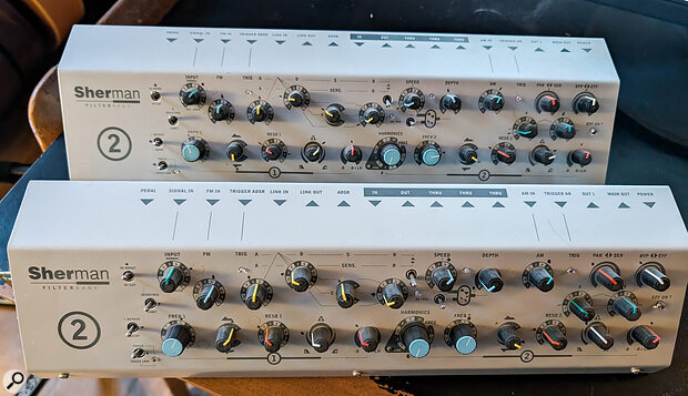 The Sherman Filterbank is one of the brothers’ most valuable sound‑shaping tools. The Sherman Filterbank is one of the brothers’ most valuable sound‑shaping tools.