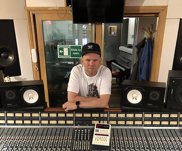 Producer Mark Ralph in his studio.