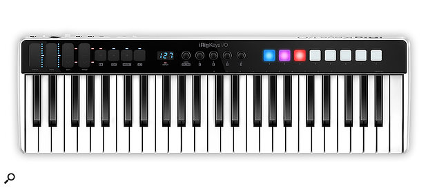 Despite measuring just 693 x 208 mm, the iRig Keys I/O somehow manages to squeeze in a full-size 49-note keyboard.