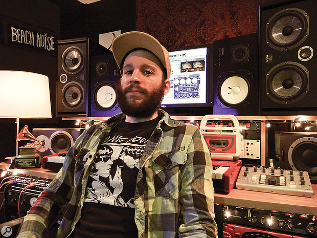 Matt Schaeffer in his LA home studio.