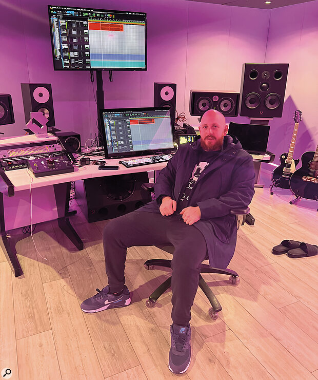 Sean Donoghue in his current studio.