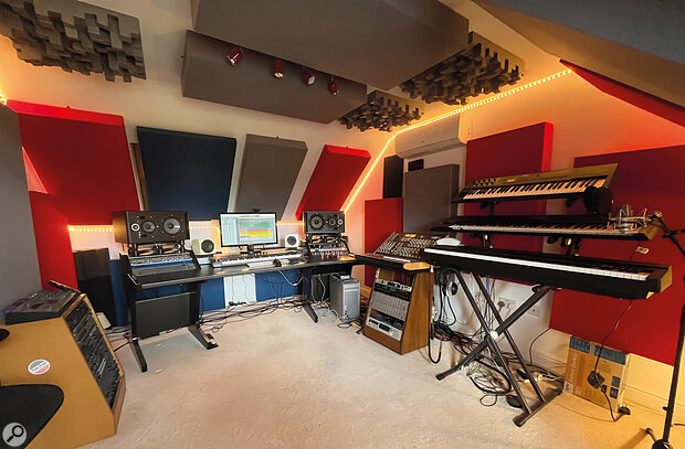 ATIK Studio is based around a 2010 Mac Pro, with UA, RME and Euphonix interfacing, Focal monitors, a selection of ’90s synths, and some choice analogue outboard including an SSL Fusion and API The Box console.