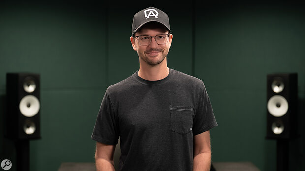 Music mixer Curtis Douglas works out of an impossibly minimalist studio in Phoenix, Arizona.