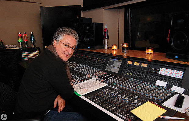 Humberto Gatica at the Euphonix desk in his own studio in Los Angeles.