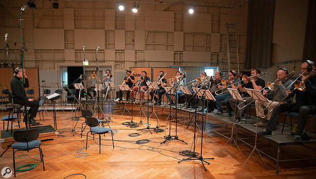 Junkie XL Brass includes an extra-large 12-player trombone section. Ear plugs not included.