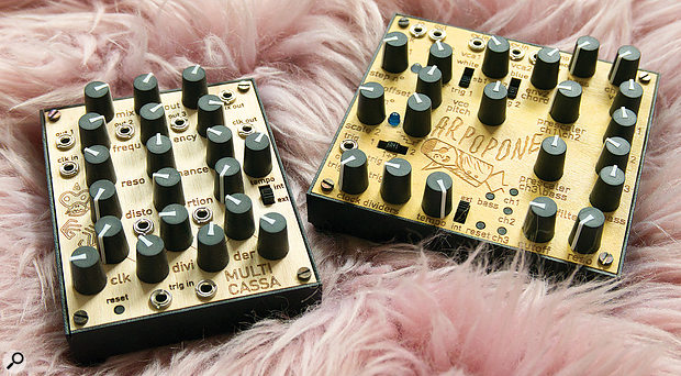 LEP Multicassa & Arpopone synthesiser modules.