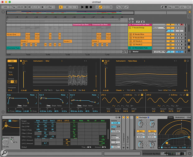 Ableton Live 10 DAW.