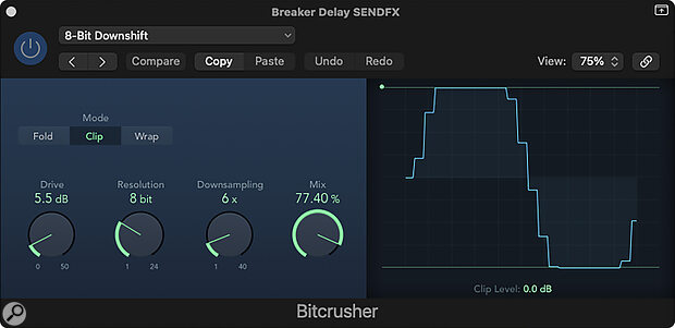 Bitcrusher is great for adding colour to your delays. Bitcrusher is great for adding colour to your delays.