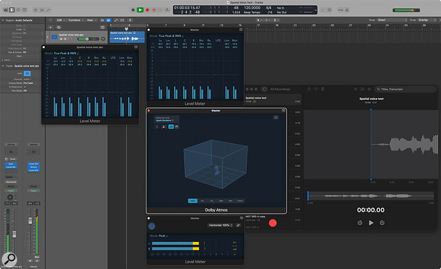 The latest version of Logic can import QuickTime Spatial Audio files recorded on an iPhone. Just select Spatial Audio in your Project Settings and set your QTA track type to Surround.