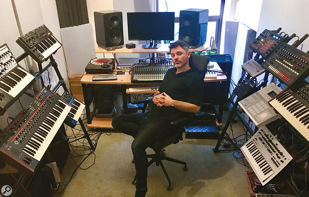 Article author Gavin Herlihy in his studio.