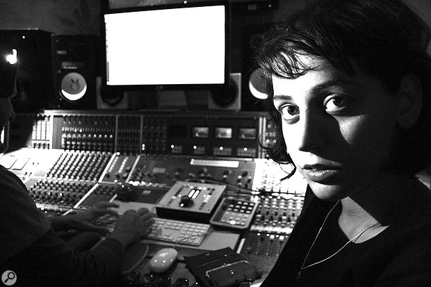 Marta Salogni in Studio 4 at London’s Strongroom Studios, which she helped to commission.