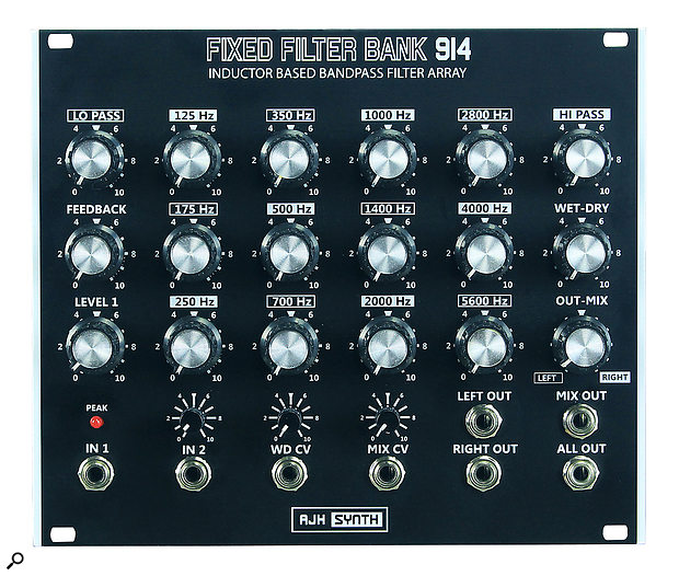 AJH Synth Fixed Filter Bank 914