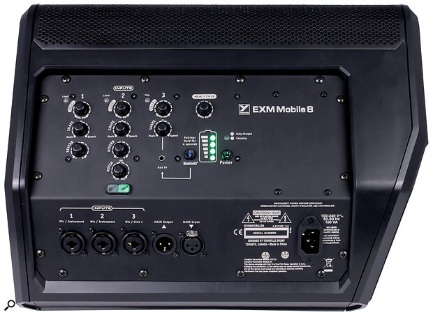 There are now quite a few battery‑powered ‘all in one’ PA/mixer options around, like this Yorkville EXM Mobile 8, which will let you take your sound outdoors without you having to worry about mains.