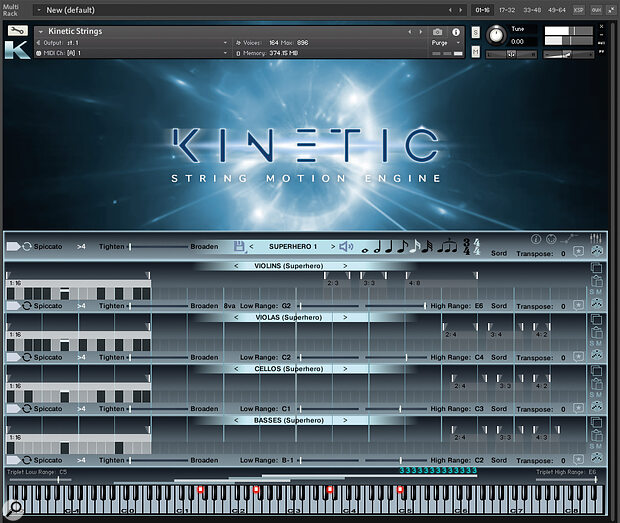 Kirk Hunter Studio’s Kinetic Strings: a flexible tool for creating your own ostinato/arpeggio‑based string performances.