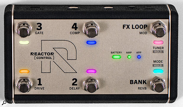 The optional Reactor Control footswitch.