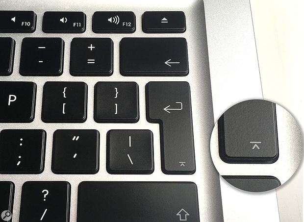 The standard Return key on a Mac laptop can act as an Enter key if you hit Fn before pressing it, thus allowing you to drop markers on the fly.