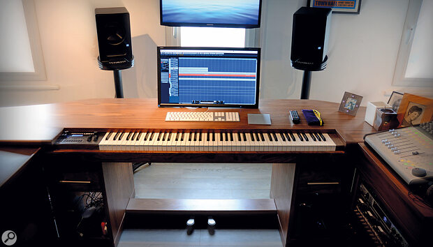 Paul Englishby’s studio is based around a Doepfer master keyboard and a 'trashcan' Mac Pro running Cubase.