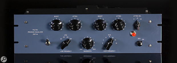 The original and best? EQP‑1A equalisers are once again being made under the Pulse Techniques brand.