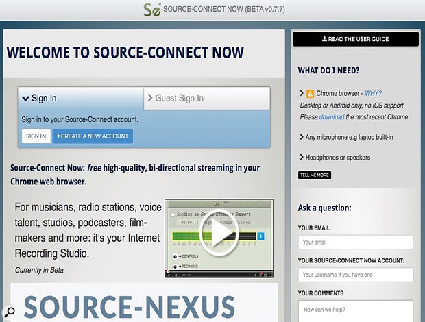 Source-Connect Now is a free real-time streaming utility that can be used to provide two-way talkback.