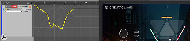 The Triangle Vector Pad can be automated, in which case each axis gets its own automation lane.