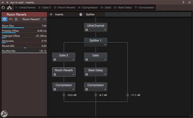 Screen 2: A similar setup for delay.