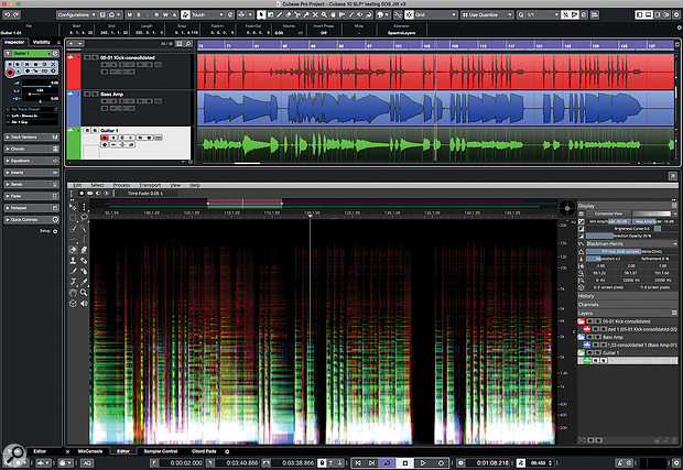 ARA2 makes spectral editing feel like an integrated part of the Cubase Pro 10 toolset.