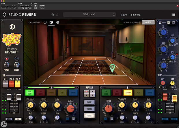 Sunset Sound Studio Reverb II