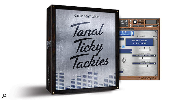 Cinesamples Tonal Ticky Tackies sample library.