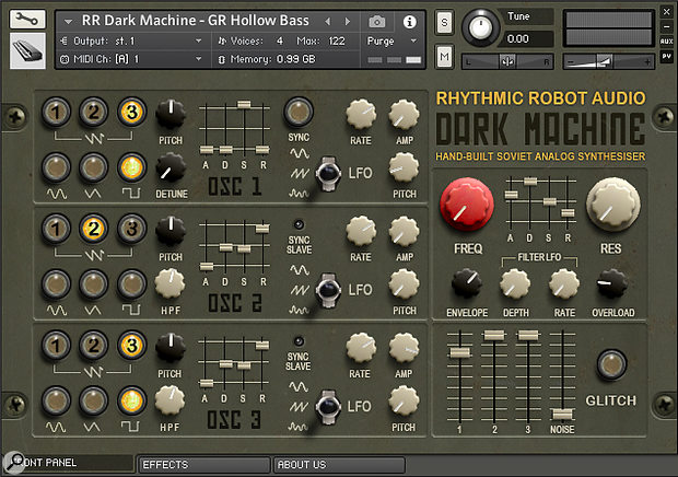 Rhythmic Robot Audio Dark Machine