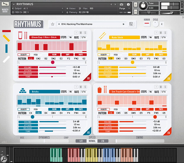 Naroth Audio Rhythmus sample library.