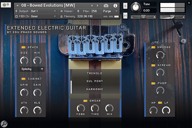 Edu Prado Sounds Extended Electric Guitar