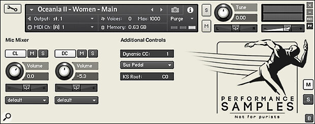 Performance Samples Oceani II sample library.