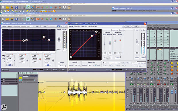 New automation features at last support Samplitude's own plug-ins as well as third-party processors.