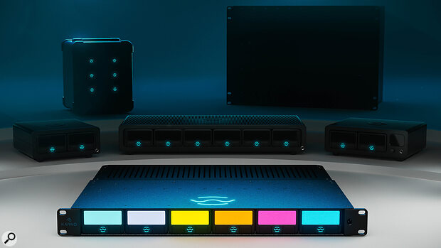 As well as the rackmount L6 (foreground) the SEPIA family will soon include Hosts in other formats.