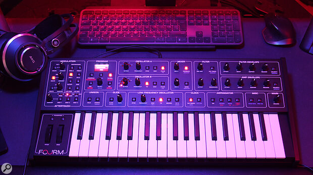 Enjoying an almost one‑knob‑per‑function front panel, the Fourm does have some hidden depths, but not too hidden.