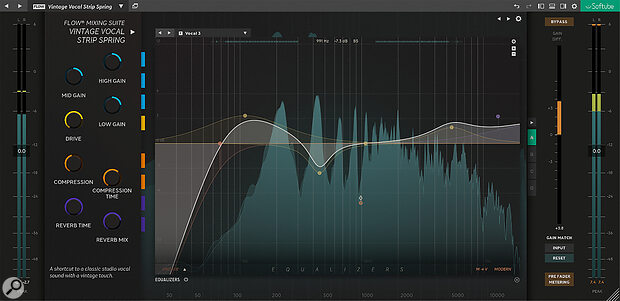 The Flow Mixing Suite plug‑in acts as a host within your DAW for the Flow presets containing the individual Softube plug‑ins within your signal chain.