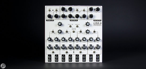 The Lyra-8’s front panel measures 265 x 265mm.