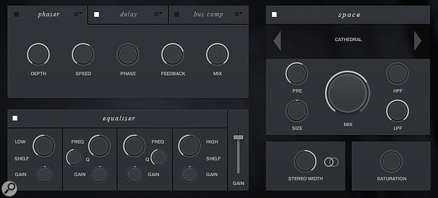 The library includes a suite of Kontakt effects.