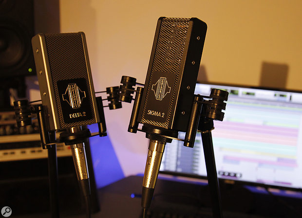 Sontronics  Sigma 2 & Delta 2 ribbon microphones.