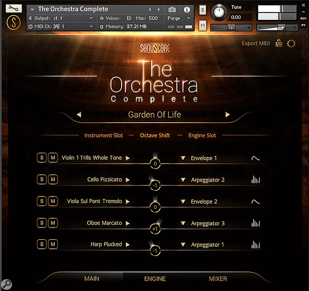 The sound palette available to TOC's Engine is now expanded with the Strings Of Winter content, along with the Timpani and Tubular Bells.