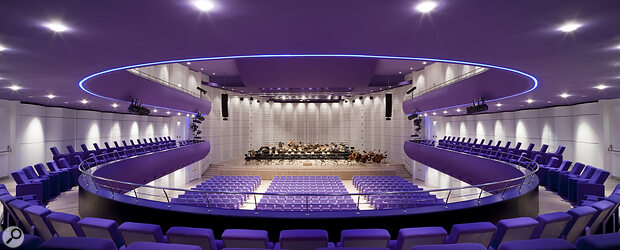 The concert hall of the Cultural and Congress Centre, Zlín, Czech Republic, venue for the recording of many of the libraries on review here.