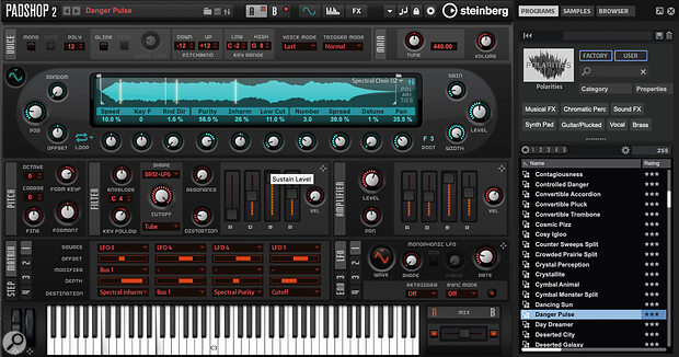 The UIs for both Padshop (shown here) and Retrologue are now fully rescalable.