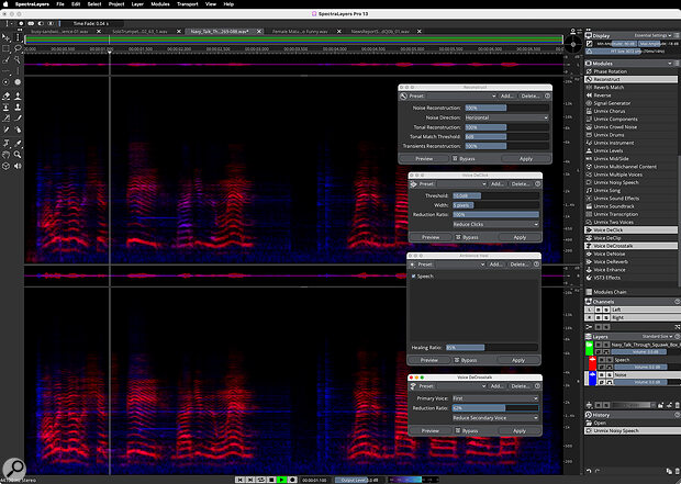 With both new and improved module options, SpectraLayers Pro 13 has plenty to tempt those specialising in post‑production tasks such as dialogue enhancement, audio restoration or sound design.