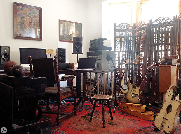 Cyclobe’s home studio, where the material was edited and where preliminary mixes took place.