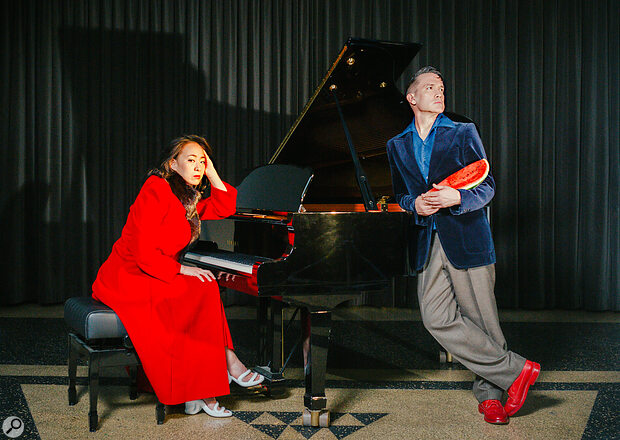 Xiu Xiu are Angela Seo and Jamie Stewart.