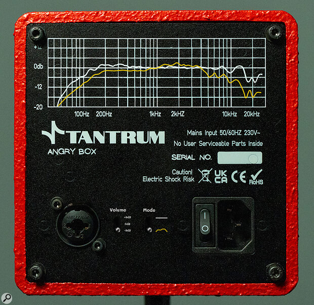 Internal DSP allows for two listening modes: the default ‘mid focus’ mode, and an extended‑bandwidth mode.