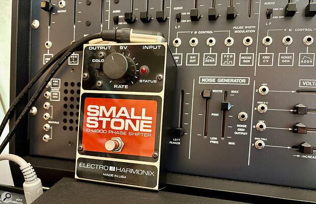 It’s not vintage, but a modern Small Stone phaser with a noise generator can still sound amazing!